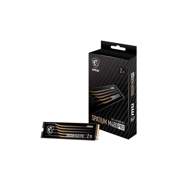 msi disco duro interno solido ssd msi spatium m480 m2 nvme 2tb pcie4