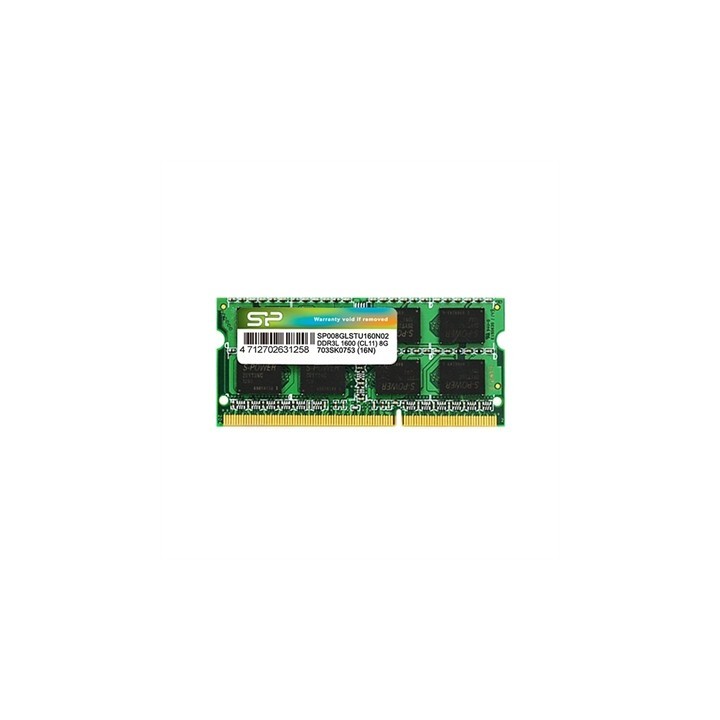 silicon power memoria ram ddr3l 8gb silicon power sodimm 1600 mhz.