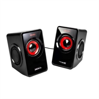 mars gaming altavoces mars gaming ms1 2.0 negro   rojo