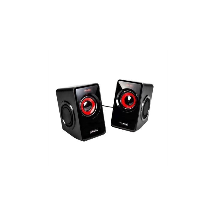mars gaming altavoces mars gaming ms1 2.0 negro   rojo