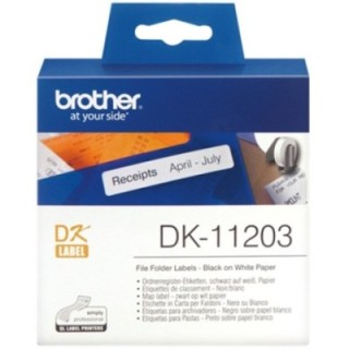 brother rollo de etiquetas precortadas brother dk11203