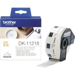 brother etiquetas papel precortada brother dk11218 24mm