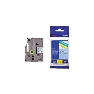 brother cinta laminada brother tze531 12mm x 8m azul   negro