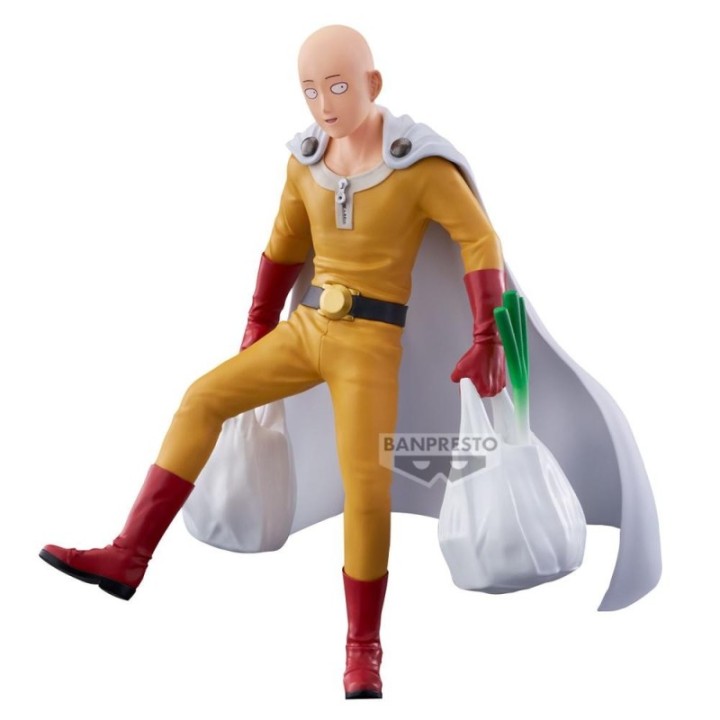 banpresto figura banpresto one punch man one punch life saitama 20cm