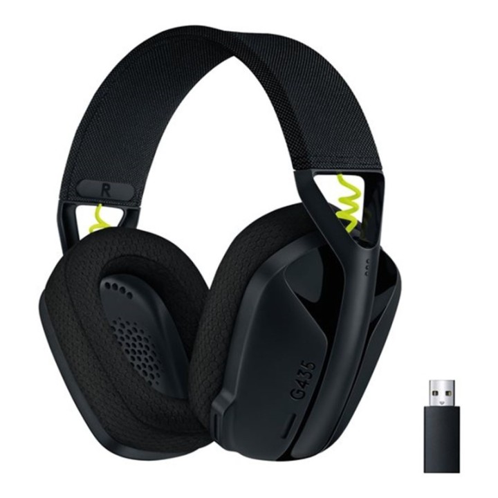 logitech auriculares con micrófono logitech g435 gaming inalámbricos negro