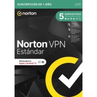 norton vpn norton vpn standard es 1 usuario 5 dispositivos 1 año esd electronica