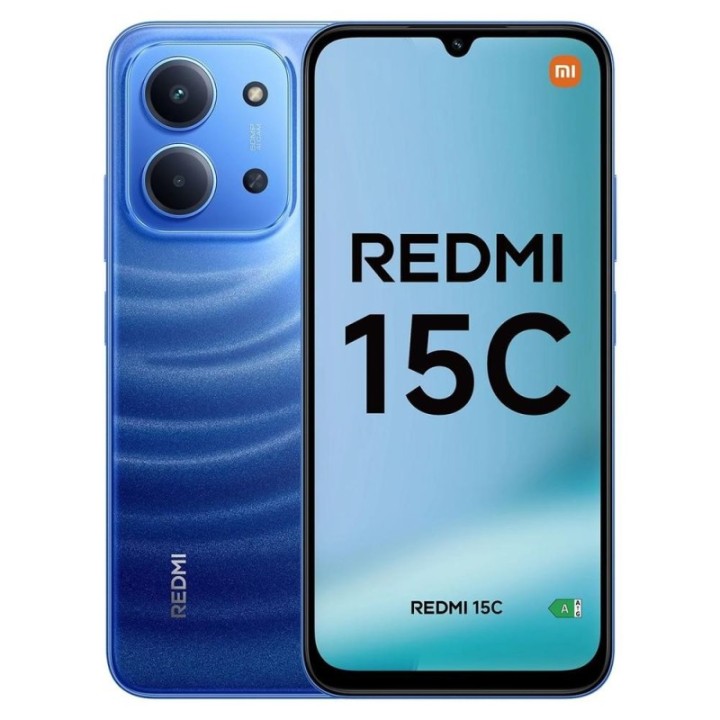 xiaomi movil smartphone xiaomi redmi 15c 4   128gb azul