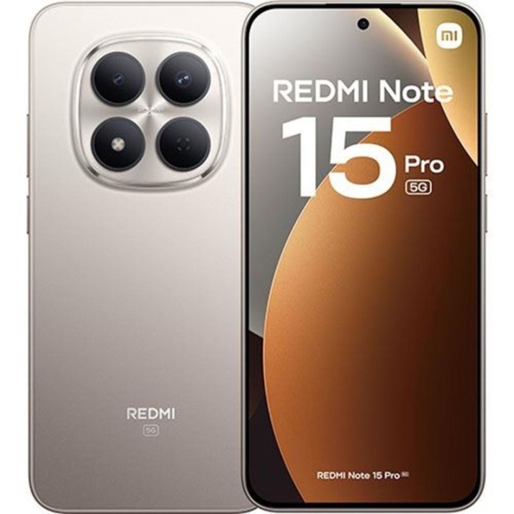 xiaomi movil xiaomi redmi note 15 pro 5g 8gb 256gb 6.8 pulgadas titanio