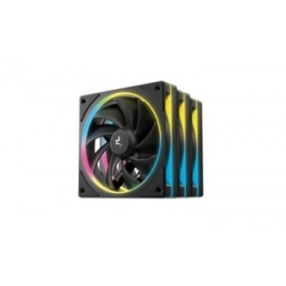deepcool ventilador caja deepcool fl12   3in1 argb 3x 120mm negro