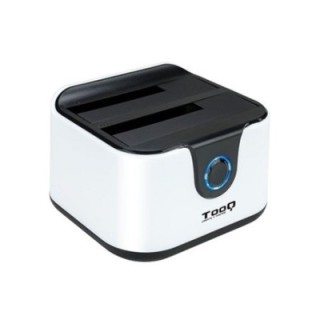 tooq docking station tooq hd 2.5   3.5 pulgadas sata a usb 3.0 doble bahia    usb 2.0 host    4200rp
