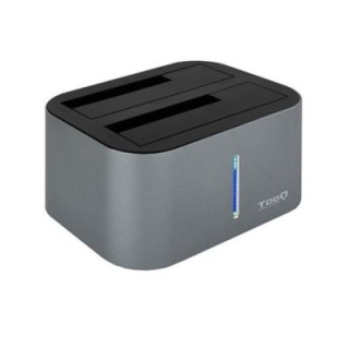 tooq docking station tooq hdd   sdd 2.5 pulgadas   3.5 pulgadas sata clona discos sin pc   doble bah