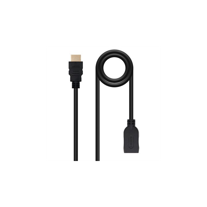 nanocable cable hdmi 2.0 nanocable 1m    macho   hembra