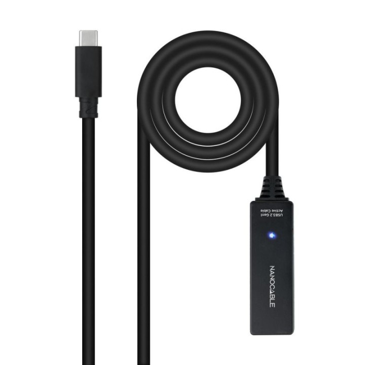 nanocable cable prolongador nanocable con amplificador usb 3.2 gen1 usb   c   m   usb   c   h   5 m