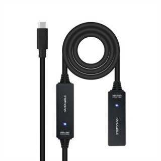 nanocable cable prolongador nanocable con amplificador usb 3.2 gen1 usb   c   m   usb   c   h 10 m