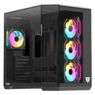 nfortec caja ordenador gaming nfortec pulsar atx argb cristal templado negra