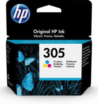 hp 305 cartucho de tinta tricolor hp305 (3ym60ae)