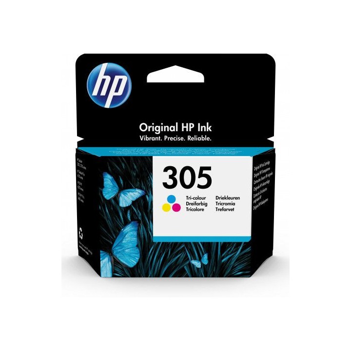 hp 305 cartucho de tinta tricolor hp305 (3ym60ae)