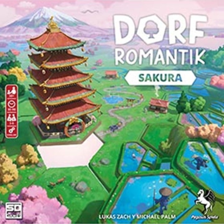 sd games juego de mesa dorfromantik sakura