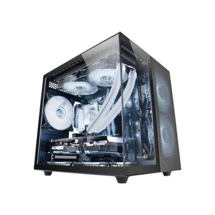 mars gaming caja ordenador mars gaming mcfusionm matx cristal templado negro