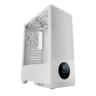 tacens caja ordenador gaming tacens 2sagitta20 atx cristal templado blanco