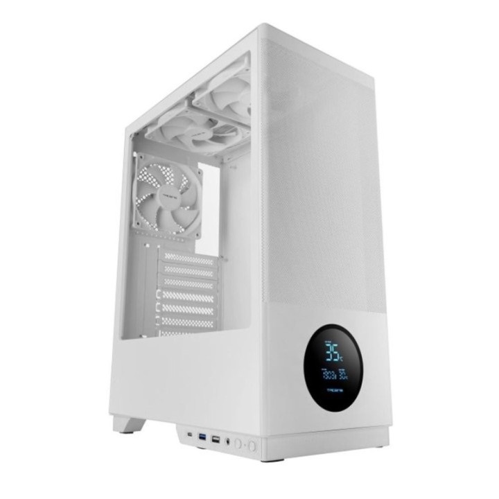 tacens caja ordenador gaming tacens 2sagitta20 atx cristal templado blanco