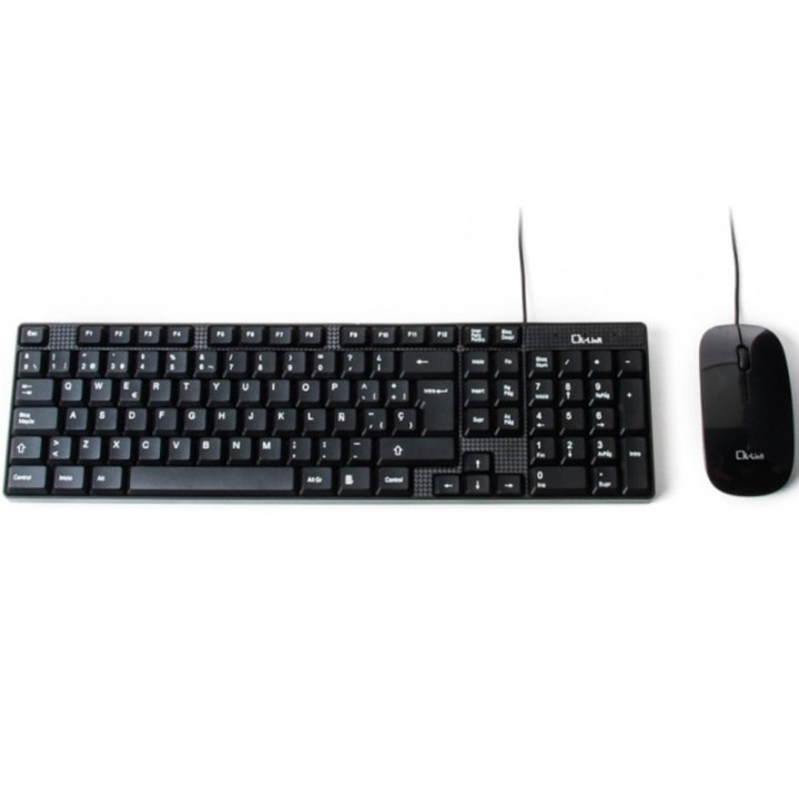 l   link kit teclado + raton l   link ll   kb   816   combo usb negro