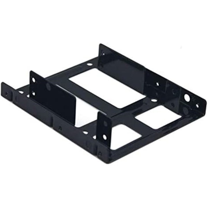 coolbox adaptador bahia  coolbox 3.5 a 2.5 x2 hdd ssd interno metalico