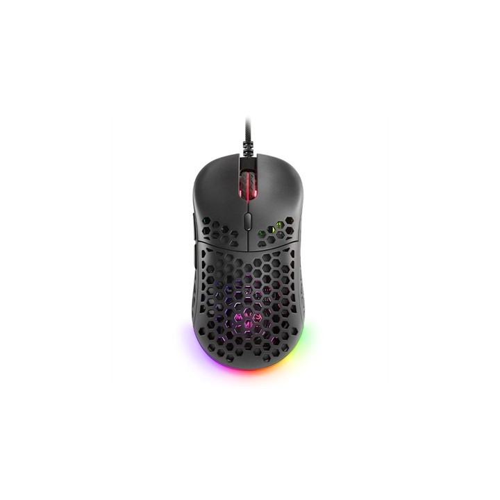 mars gaming mouse raton mars gaming optico usb 7 botones 12800ppp rgb negro