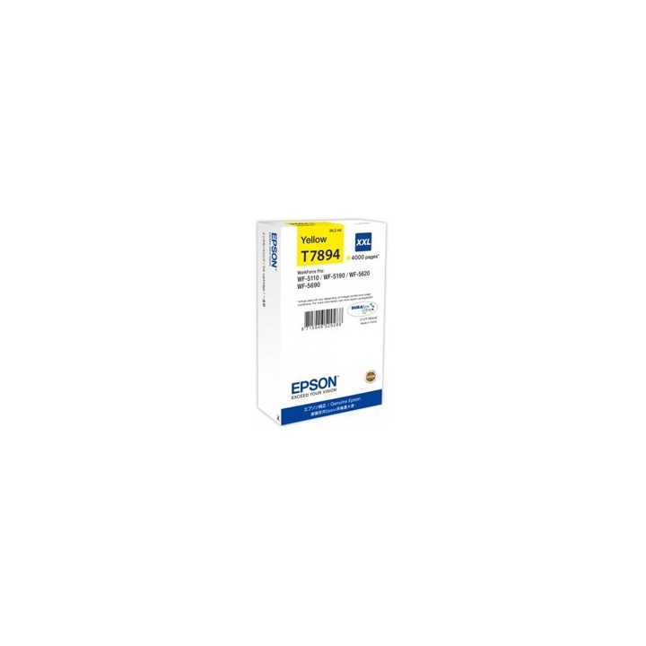 epson cartucho tinta epson c13t789440 amarillo xxl 4000 paginas