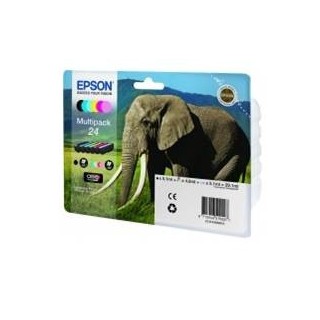 epson multipack tinta epson t242840 6 colores xp   750 c13t24284010    elefante