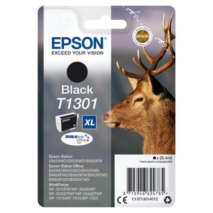 epson cartucho tinta epson stylus sx525wd   620fw    office b42wd    525wd   625fwd   925fwd negro