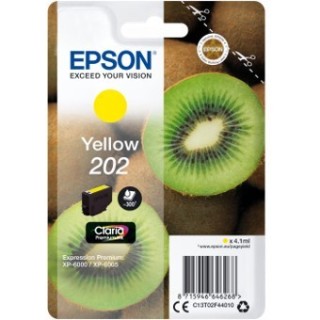 epson cartucho tinta epson c13t02f44010 singlepack amarillo 202 claria premium ink xp   6000   xp