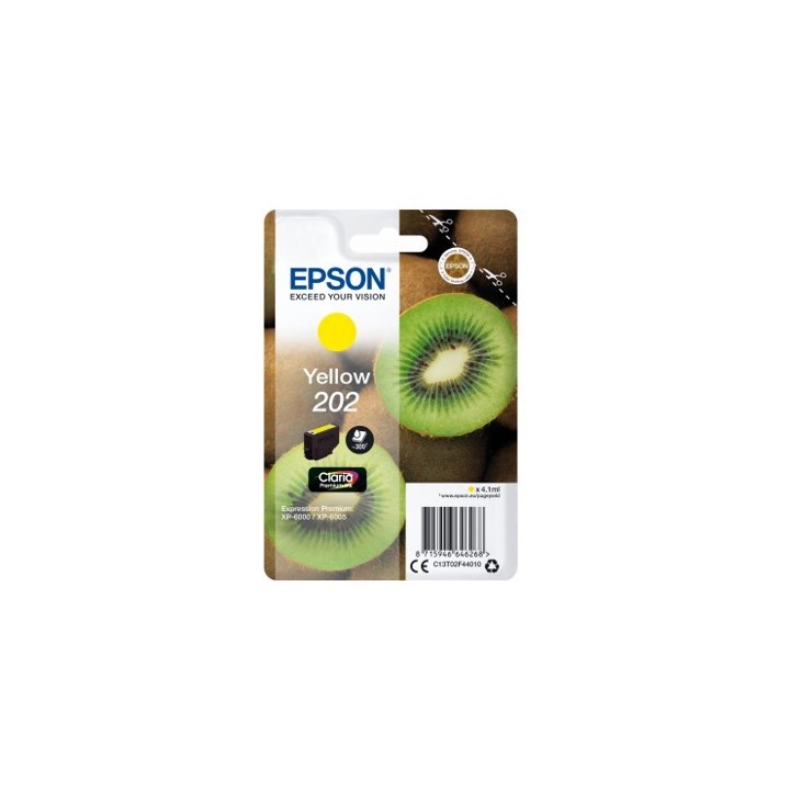 epson cartucho tinta epson c13t02f44010 singlepack amarillo 202 claria premium ink xp   6000   xp