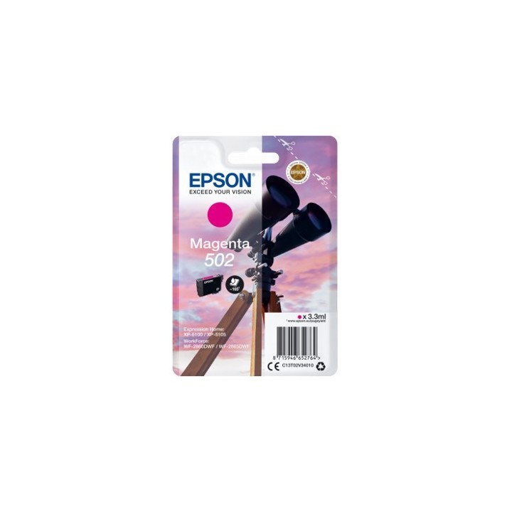 epson cartucho tinta epson t02v340 502 magenta ink