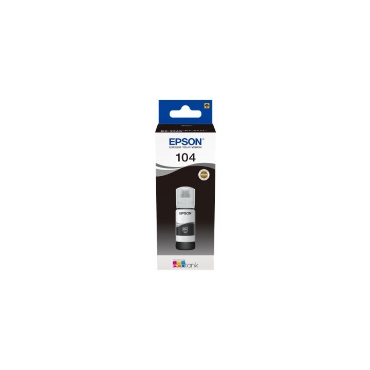 epson cartucho ecotank epson 104 negro ink 65ml botella