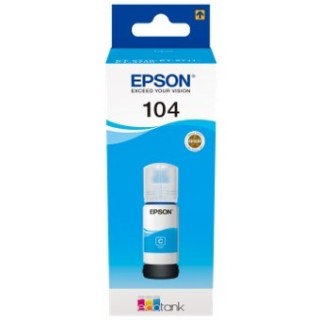 epson cartucho ecotank epson 104 cian ink 65ml botella