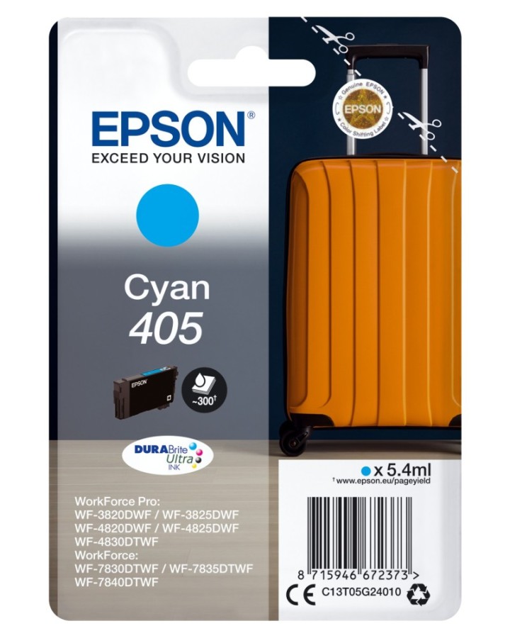 epson cartucho tinta epson c13t05g24010 singlepack cian 405 durabrite ultra ink