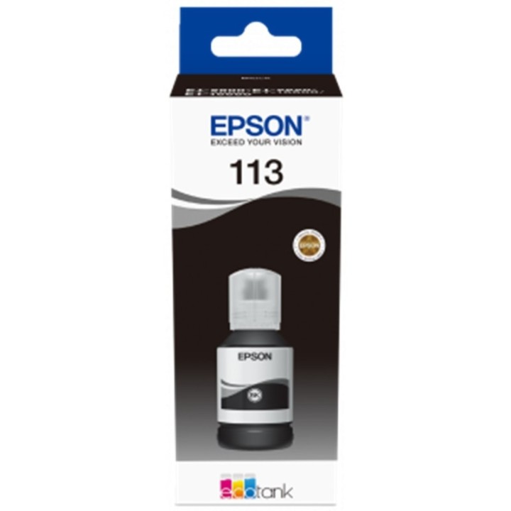 epson cartucho tinta epson 113 ecotank pigment c13t06b140 negro ink bottle