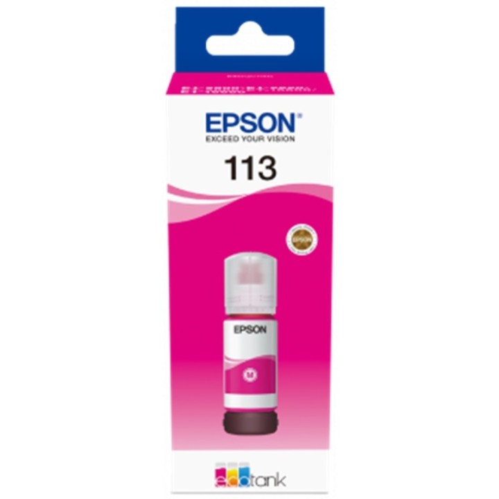epson cartucho tinta epson 113 ecotank pigment c13t06b340 magenta ink bottle