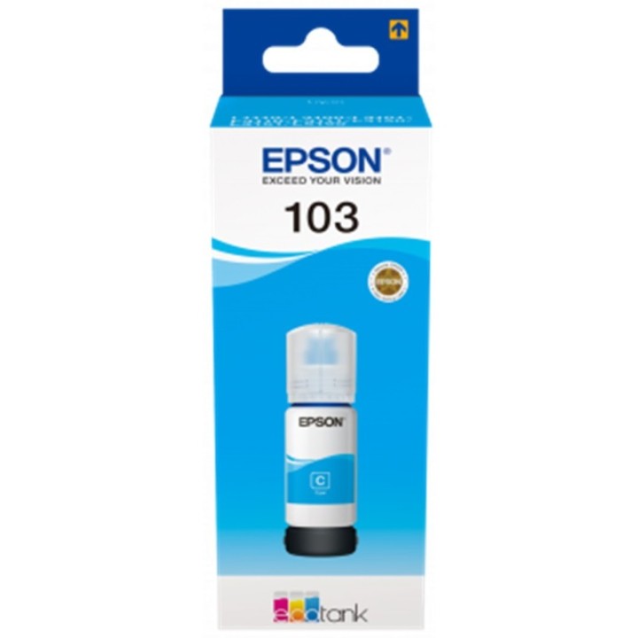 epson cartucho ecotank epson 103 cian ink botella para l3110    l3150    l3111    l3151