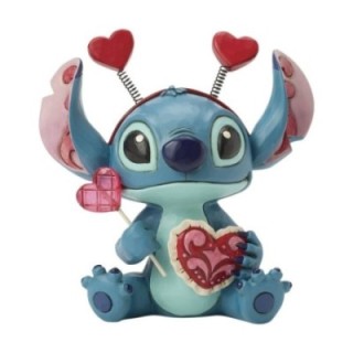 enesco figura enesco diseny stitch san valentín