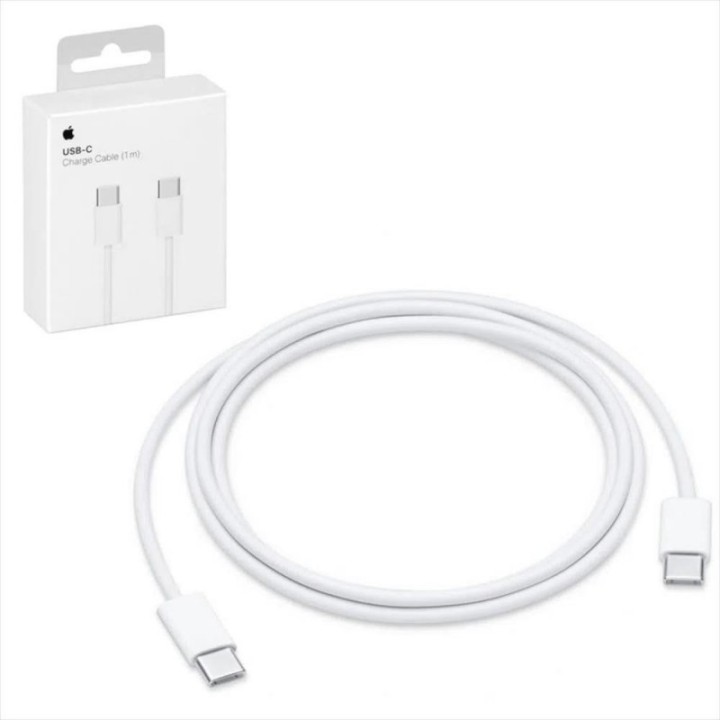 apple cable original apple iphone usb tipo c a usb tipo c    1 m   blanco