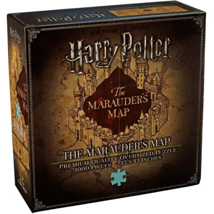 the noble collection puzzle the noble collection harry potter mapa del merodeador 1000 piezas