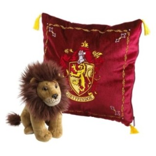 the noble collection peluche pack the noble collection harry potter leon mascota gryffindor + cojin