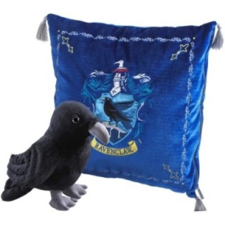 the noble collection peluche pack the noble collection harry potter cuervo mascota ravenclaw + cojin