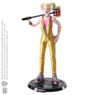 the noble collection figura the noble collection bendyfigs dc comics aves de presa harley quinn con