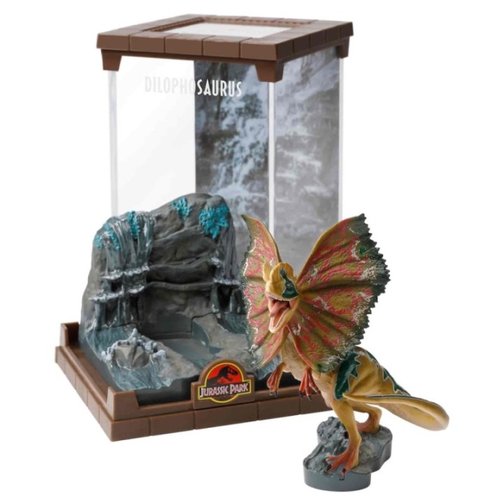 the noble collection figura the noble collection jurassic park dilophosaurus bendyfig diorama