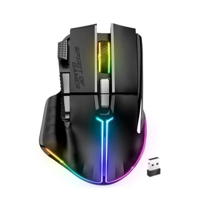 spirit of gamer rat?n inalambrico pro m5 black