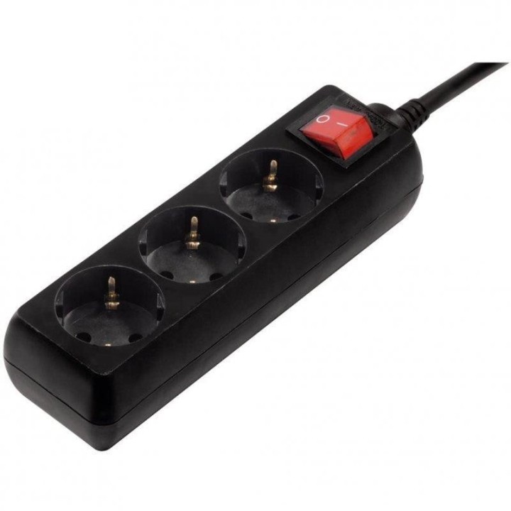 regleta 3 tomas hama cable 1.4m c/interrup ng