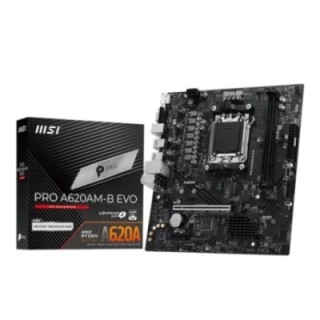 msi placa base pro a620am b evo matx am5